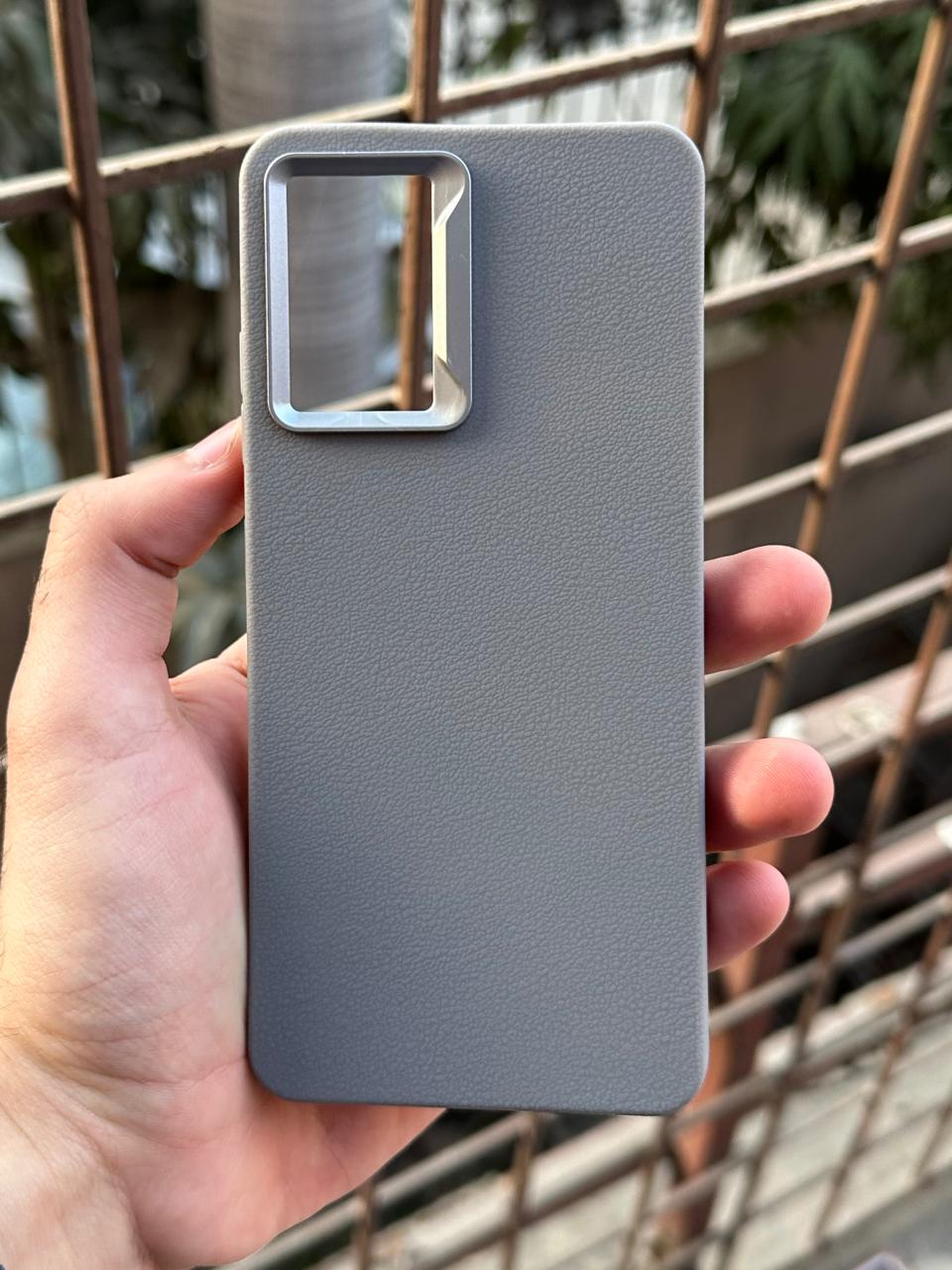 Samasung Galaxy "A32 (4G)" Leather Textured Case - Gray