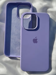 iPhone "15 Pro Max" Silicone Case "Lilac"