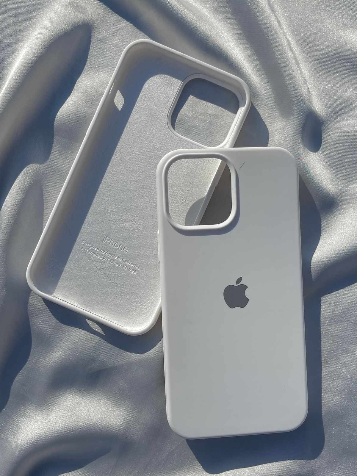 iPhone "13 Pro Max" Silicone Case "Pearl White"