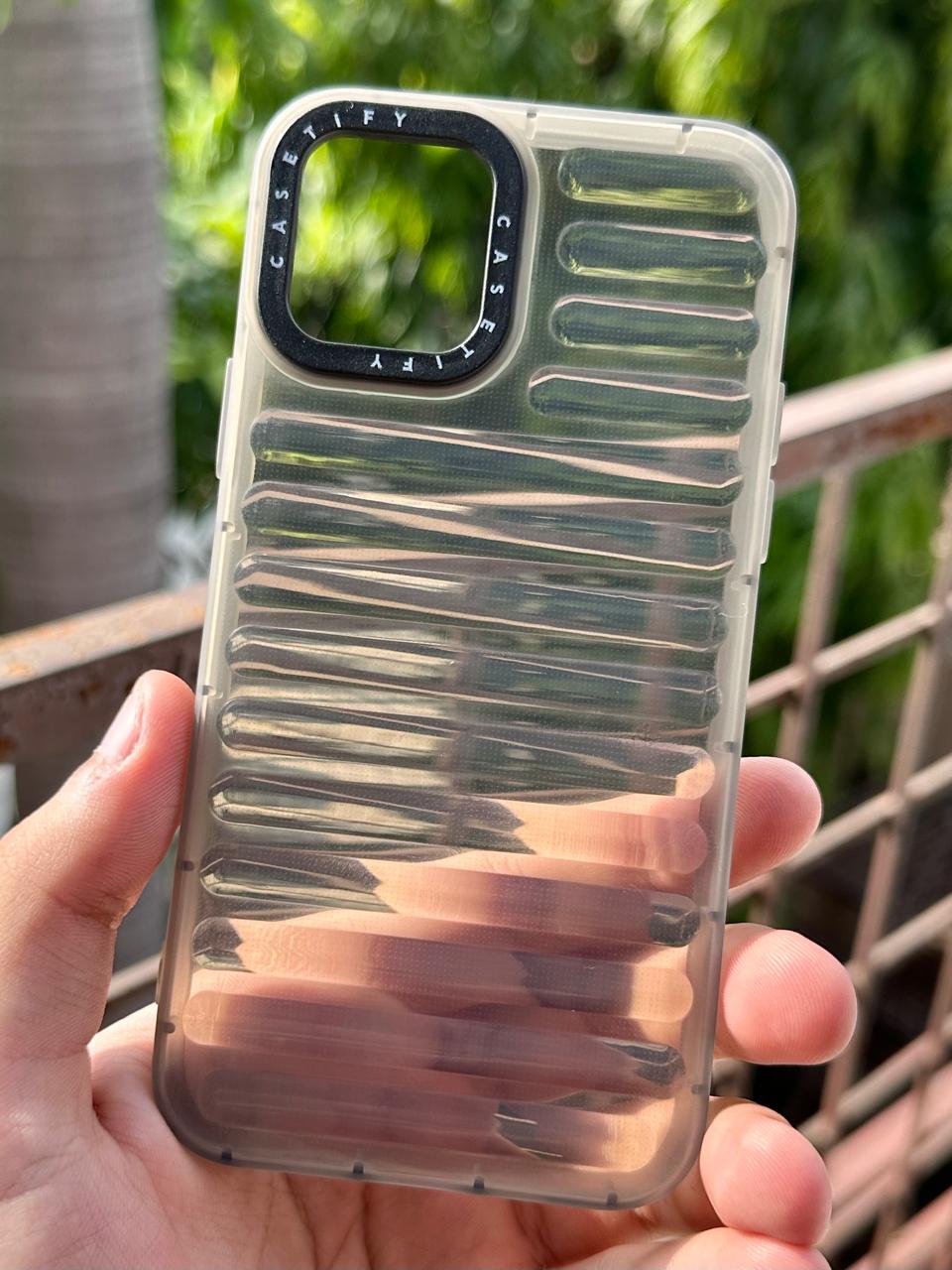 iPhone "11 Pro" Translucent Jump Style Silicone Case - Black