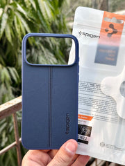 iPhone "17 Pro Max" Spigen Premium Woven Stitched Case - Blue