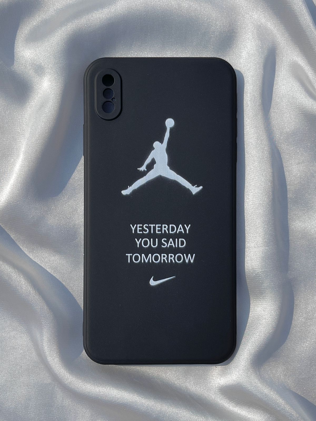 iPhone "XS Max" Silicone Case "Yesterday You Said Tomorrow" Edition
