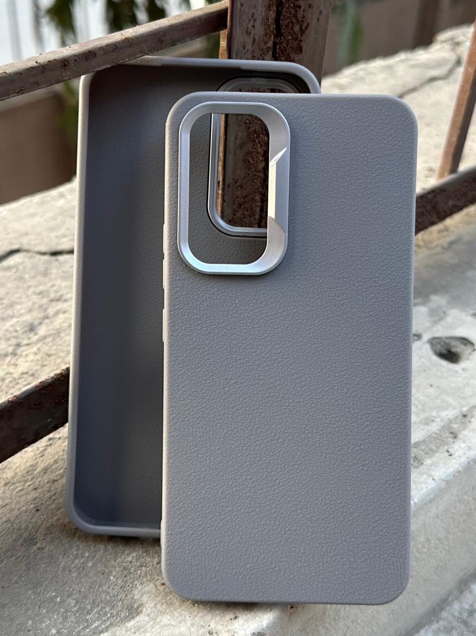 Samasung Galaxy "A54" Leather Textured Case - Gray