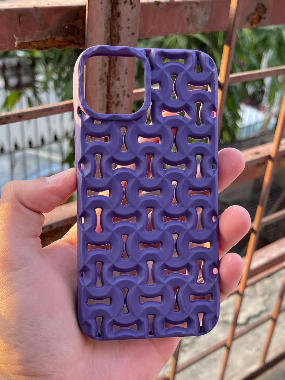 iPhone "13/14" Premium Silicone "Heat Dissipation" Case - Deep Purple