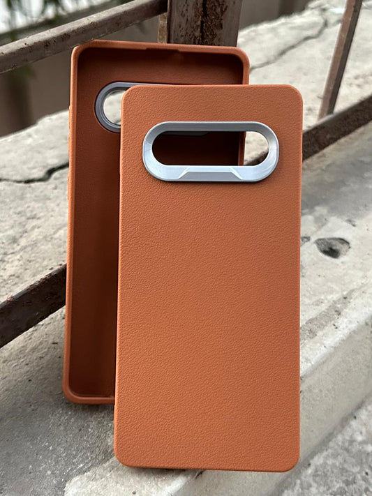 Samsung Galaxy "S10 Plus" Leather Textured Case - Brown