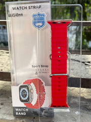 Apple Watch Silicone "Ocean Band" - Red