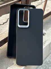 Samasung Galaxy "A72" Leather Textured Case - Black