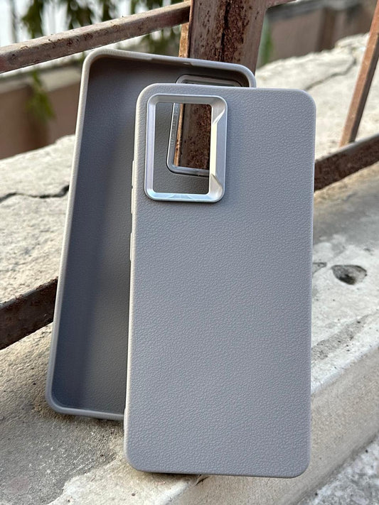 Samsung Galaxy "A32 (4G)" Leather Textured Case - Gray