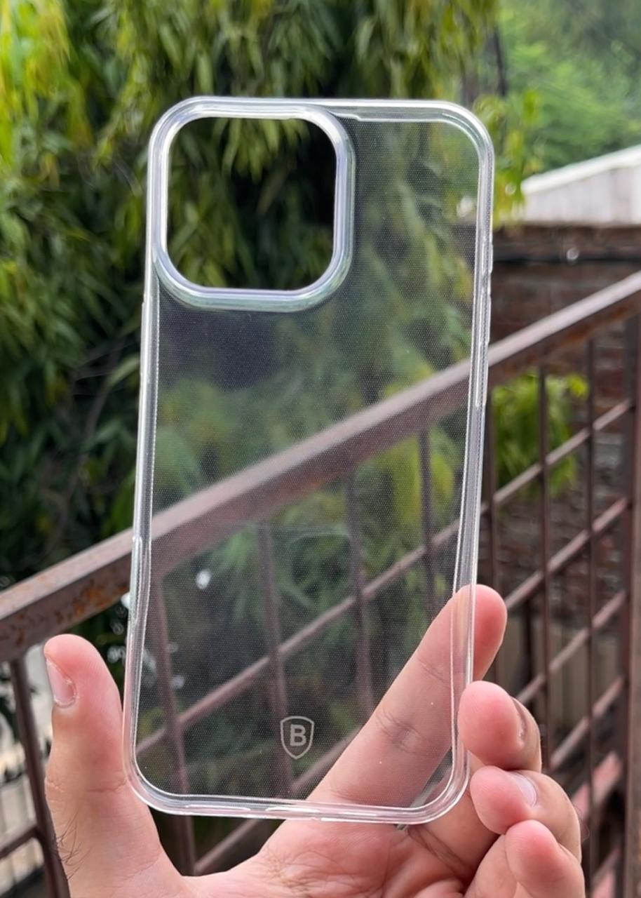 iPhone "16 Pro Max" Transparent Silicone Case "Baseus"