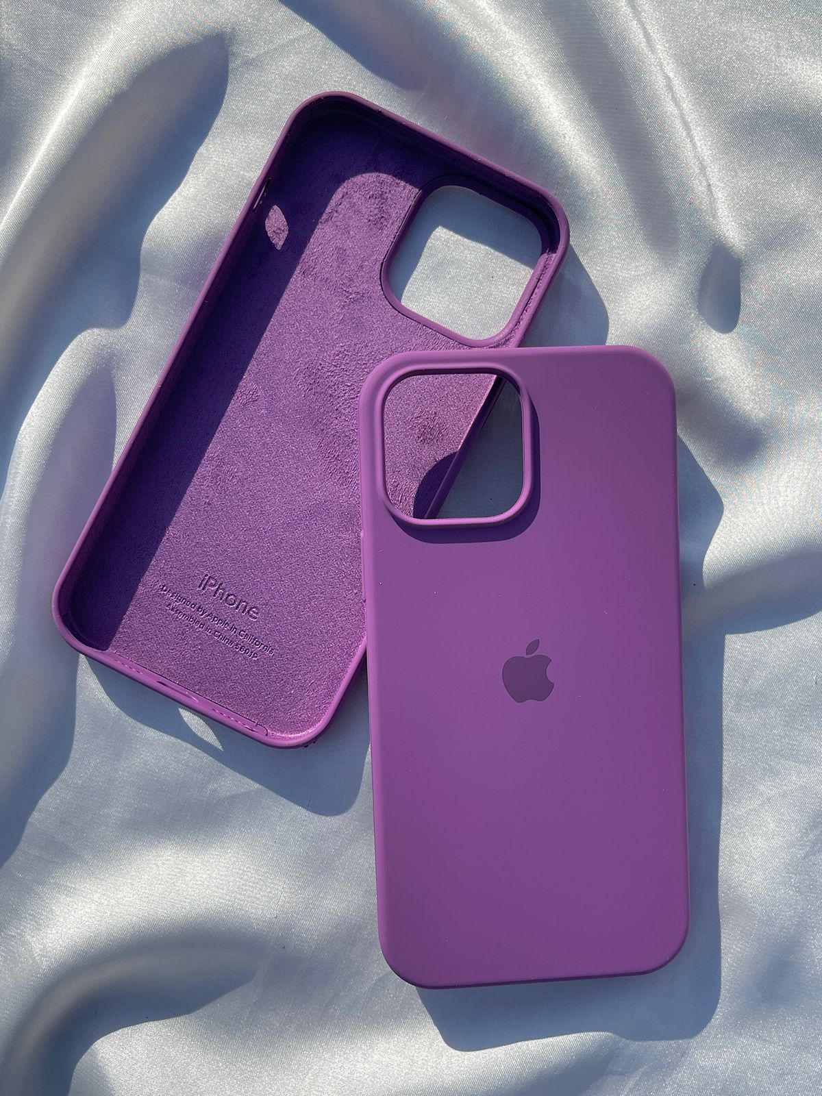 iPhone "13 Pro Max" Silicone Case "Purple"