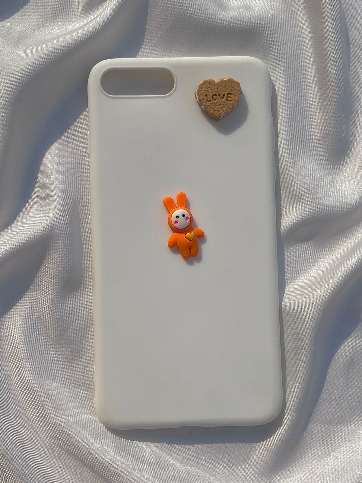 iPhone "7/8 Plus" 3D Silicone Case "Bear and Love" Edition