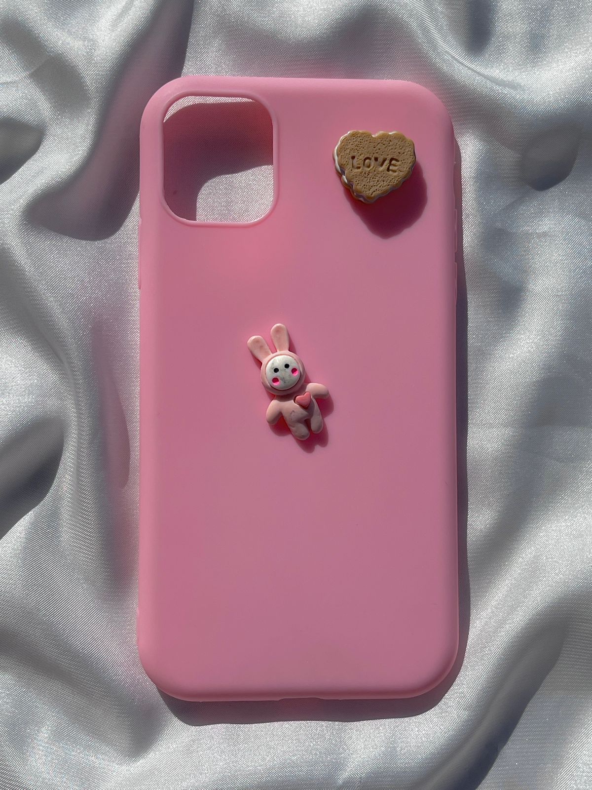 iPhone "11" 3D Silicone Case "Bear and Love" Edition