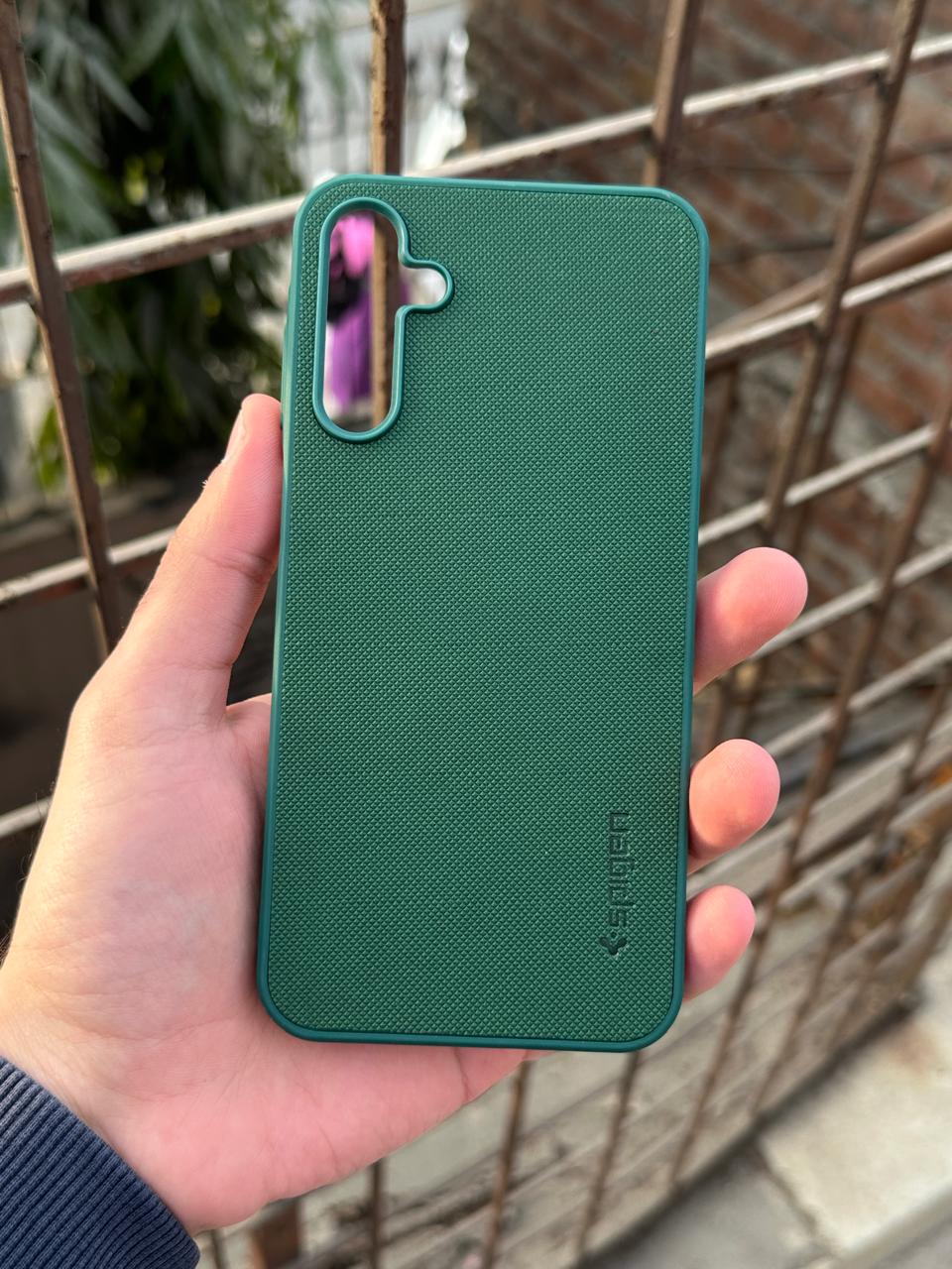 Samsung Galaxy "A15" Spigen Rugged Texture Case - Green