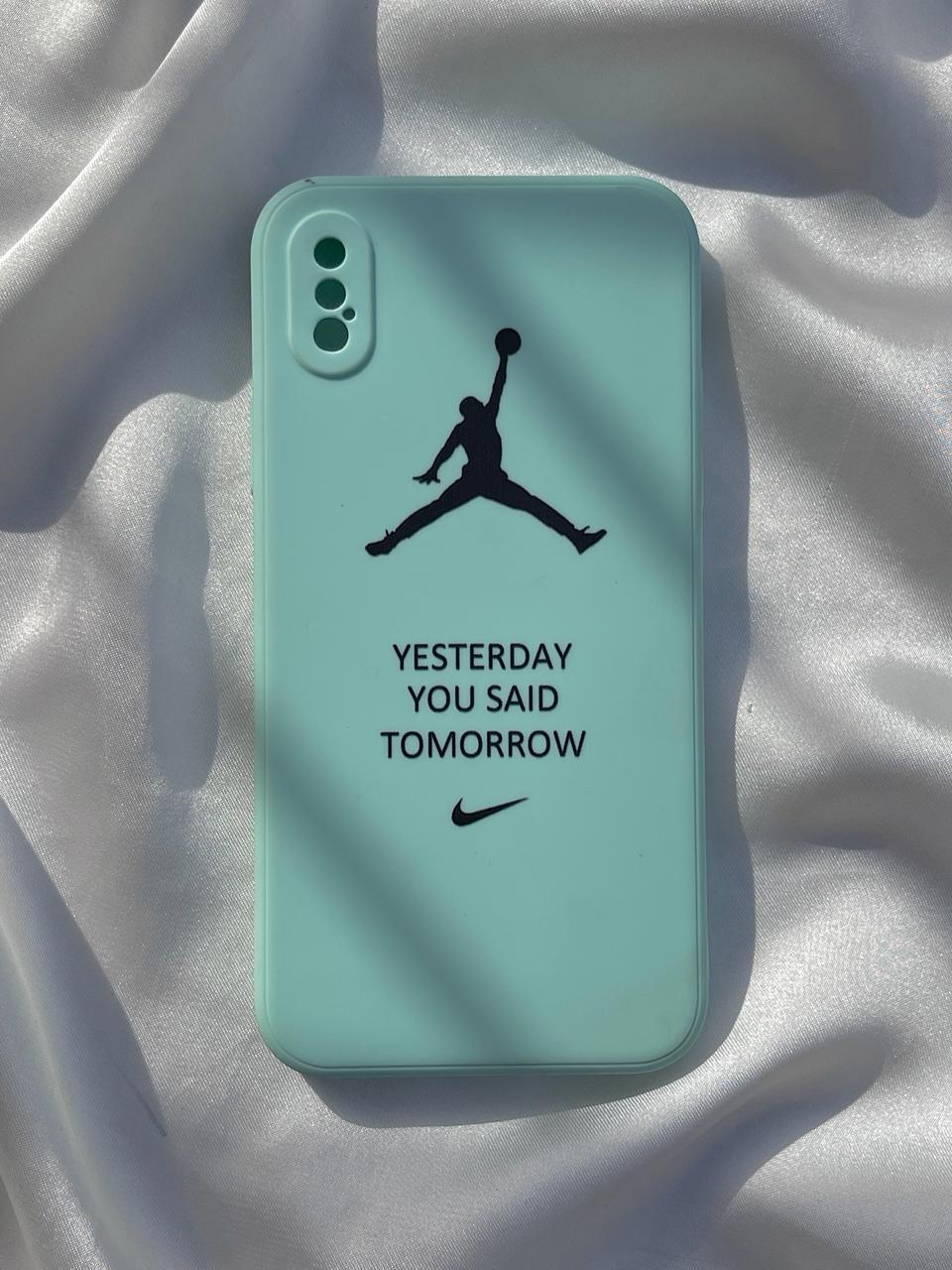 iPhone "X/XS" Silicone Case "Yesterday You Said Tomorrow" Edition