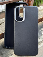 Samsung Galaxy "A15" Leather Textured Case - Black