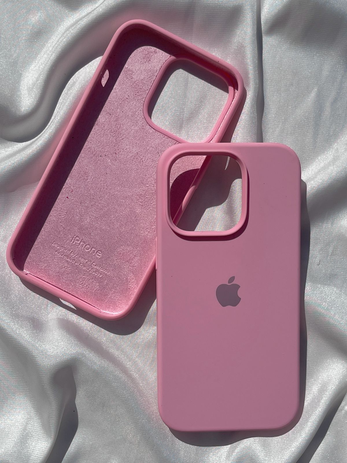 iPhone "14 Pro" Silicone Case "Baby Pink"
