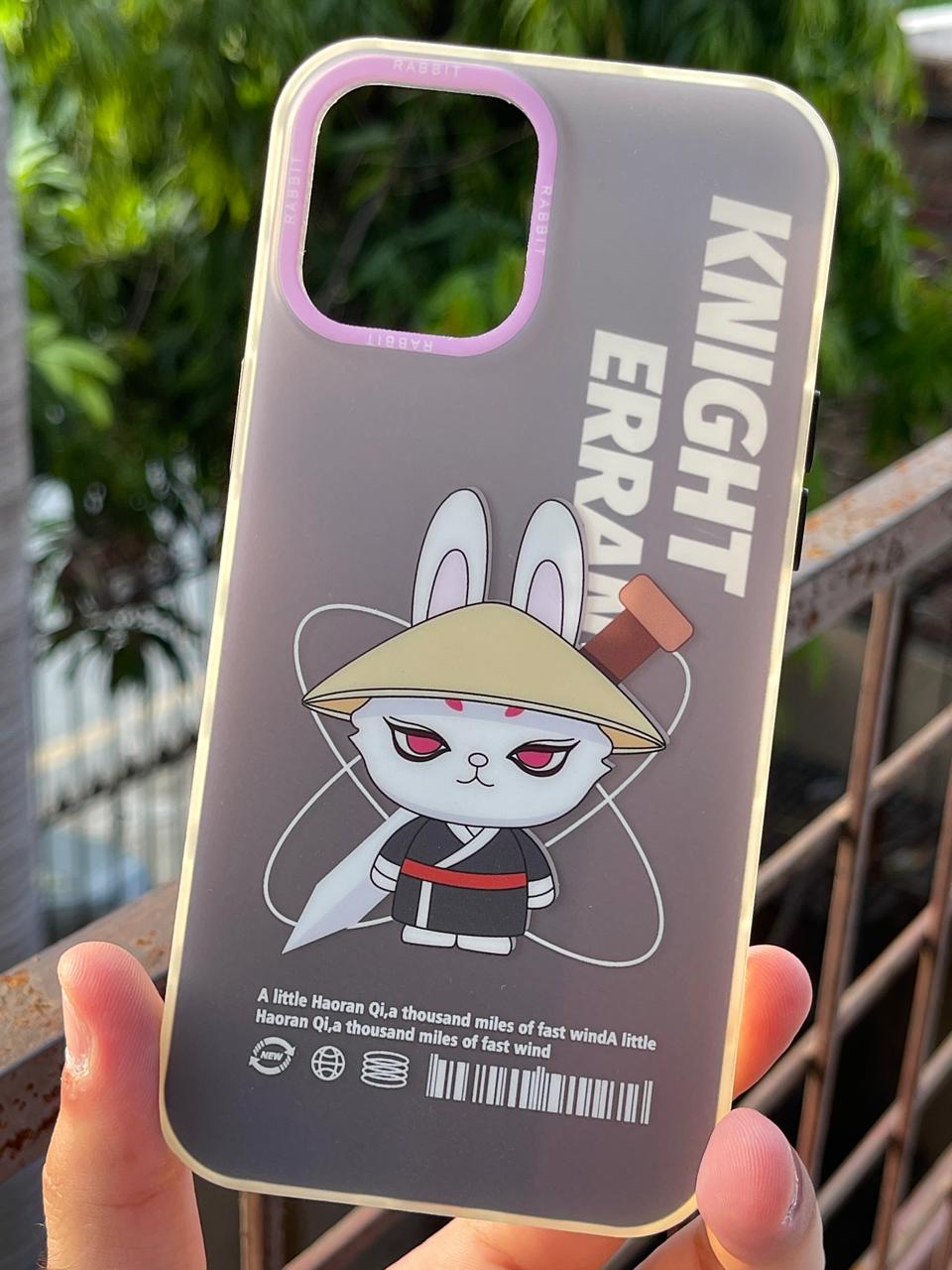 iPhone "12 Pro Max" IMD Premium "Knight Rabbit" Case