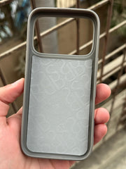 iPhone "17 Pro" Polo Embroidered Case - Dark Gray