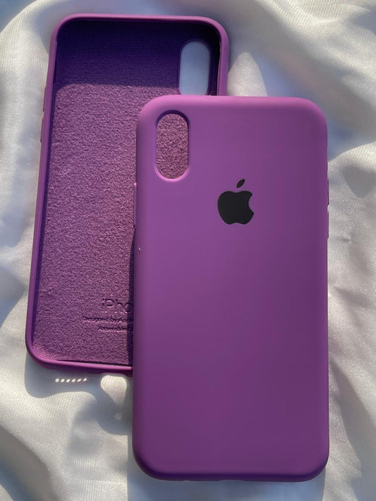 iPhone "X/XS" Silicone Case "Orchid Purple"