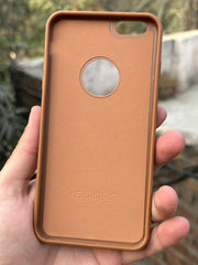 iPhone "6 Plus/ 6s Plus" Spigen Premium Woven Stitched Case - Brown