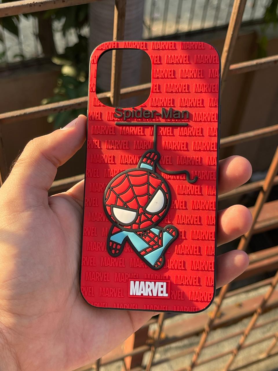 iPhone "12/12 Pro" Embossed "Spider-Man" Case