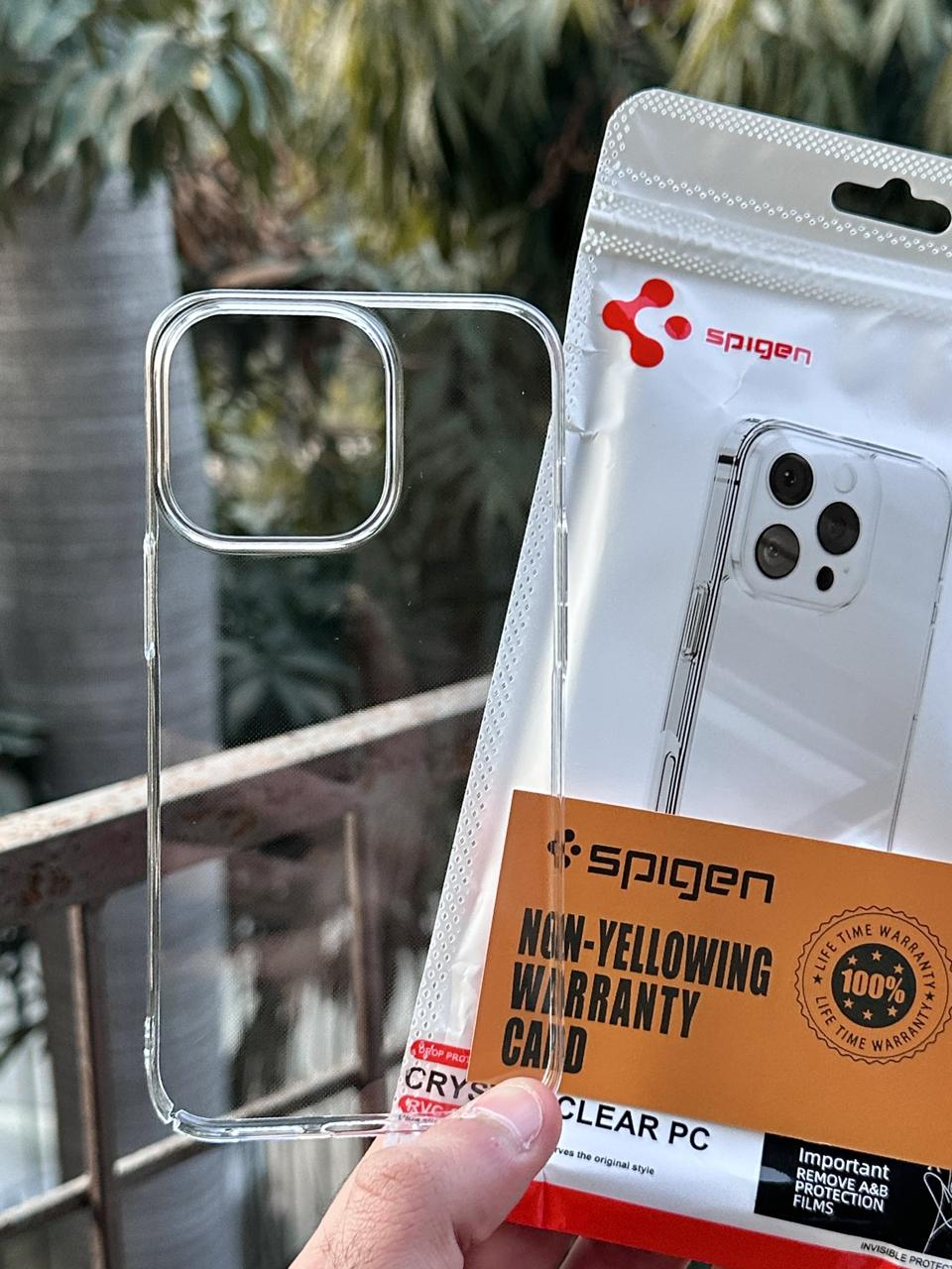 iPhone "13 Pro" Premium Spigen Transparent Case "ANTI-YELLOWING"