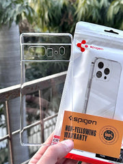 Google Pixel "6 Pro" Premium Spigen Transparent Case "ANTI-YELLOWING"
