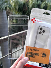 Google Pixel "6" Premium Spigen Transparent Case "ANTI-YELLOWING"
