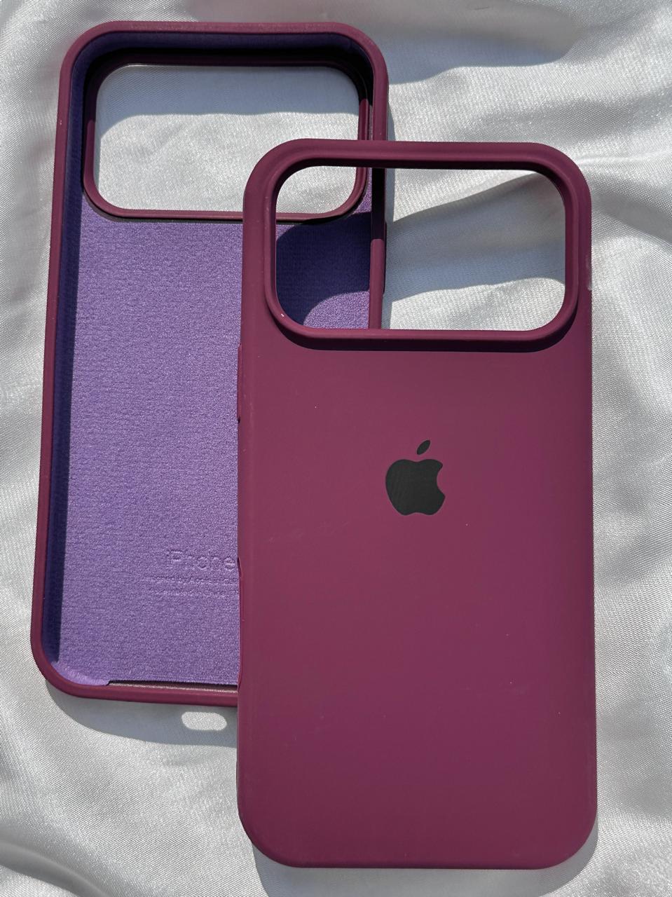 iPhone "17 Pro Max" Silicone Case "Plum"