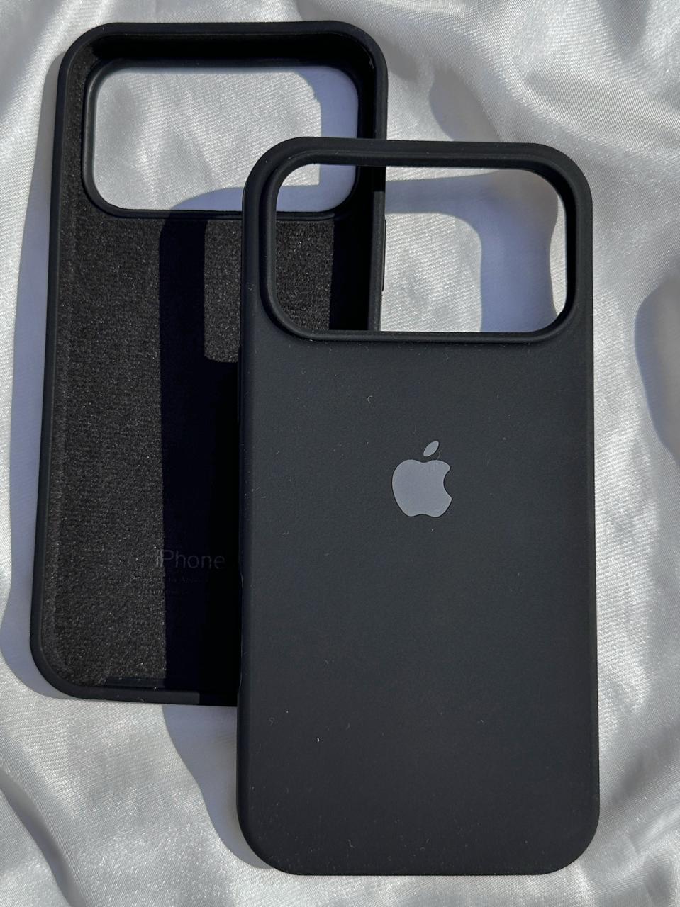 iPhone "17 Pro Max" Silicone Case "Black"