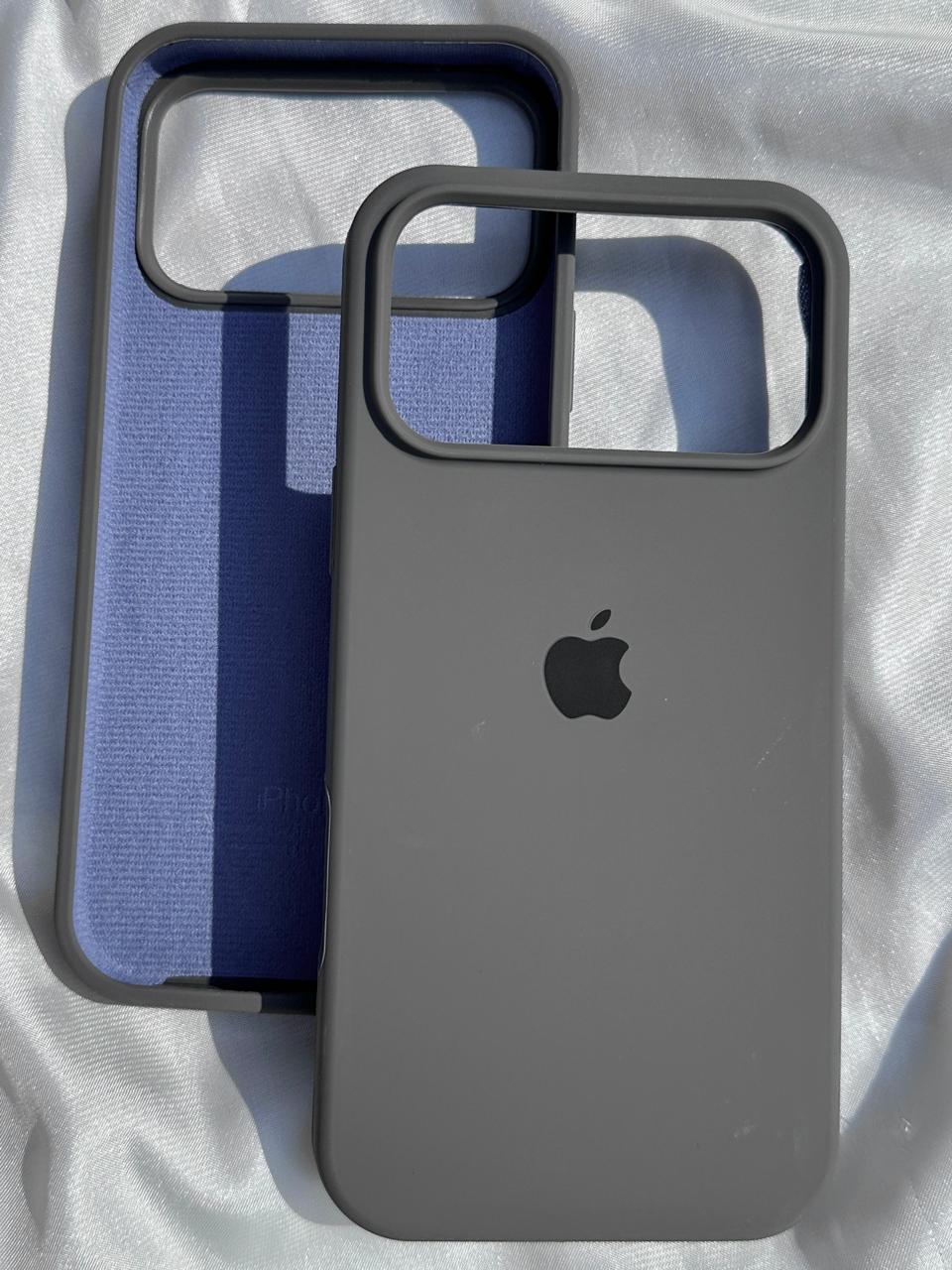 iPhone "17 Pro Max" Silicone Case "Dark Gray"