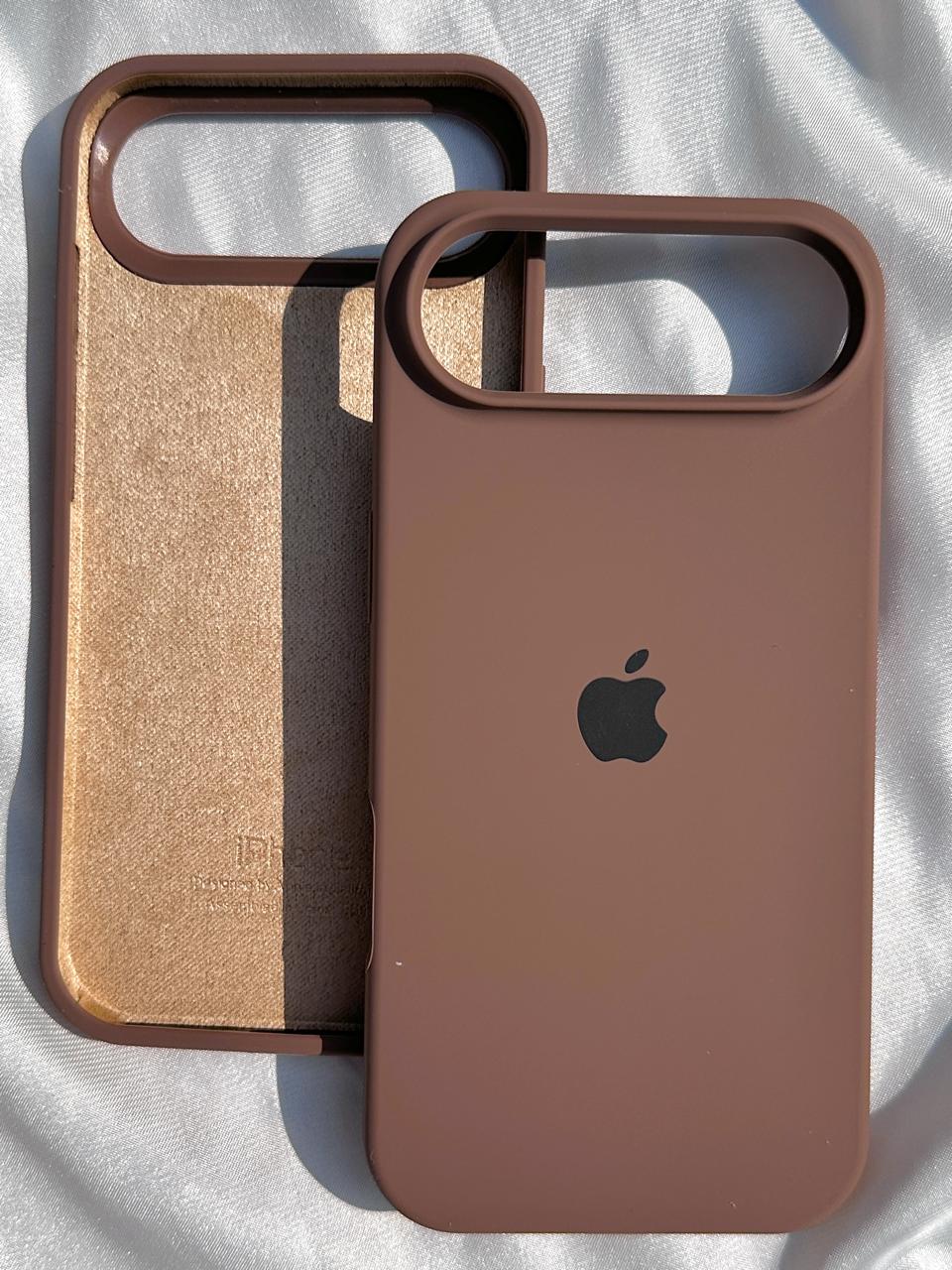 iPhone "AIR" Silicone Case "Coffee"