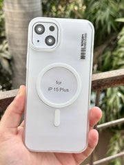 iPhone "15 Plus" Premium Spigen SYNDEE "MagSafe" Case - White