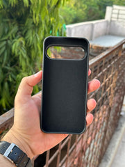 Google Pixel "9 Pro XL" Premium Remax Leather Stitched Case - Black