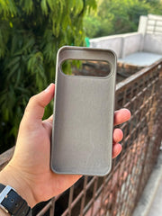 Google Pixel "9 Pro XL" Premium Remax Leather Stitched Case - Gray