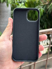 iPhone "12/12 Pro" Premium NILKIN Leather Stripe Case - Black