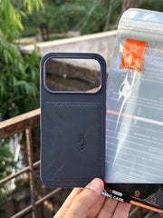 iPhone "17 Pro" Kajsa Leather Wallet Case - Blue