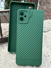 Samsung Galaxy “A05” Silicone Camera Protection “GEAR-4” Case - Green
