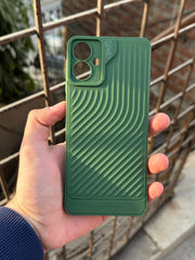 Samsung Galaxy “A06” Silicone Camera Protection “GEAR-4” Case - Green