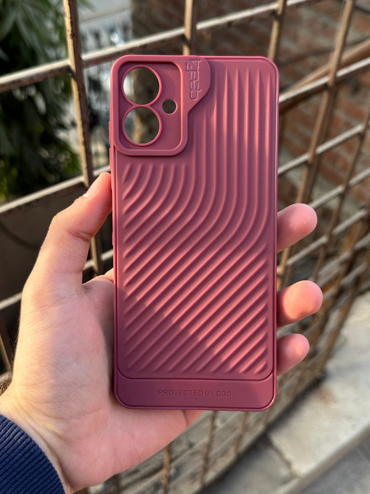 Samsung Galaxy “A06” Silicone Camera Protection “GEAR-4” Case - Maroon