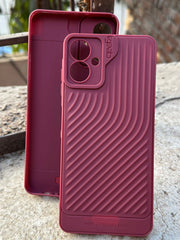 Samsung Galaxy “A06” Silicone Camera Protection “GEAR-4” Case - Maroon