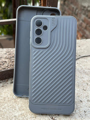 Samsung Galaxy “A14” Silicone Camera Protection “GEAR-4” Case - Gray