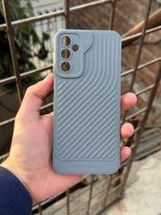 Samsung Galaxy “A14” Silicone Camera Protection “GEAR-4” Case - Gray