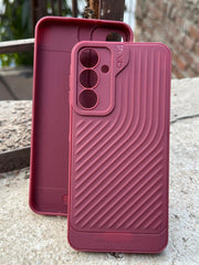 Samsung Galaxy “A16” Silicone Camera Protection “GEAR-4” Case - Maroon