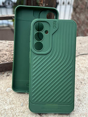 Samsung Galaxy “A35” Silicone Camera Protection “GEAR-4” Case - Green