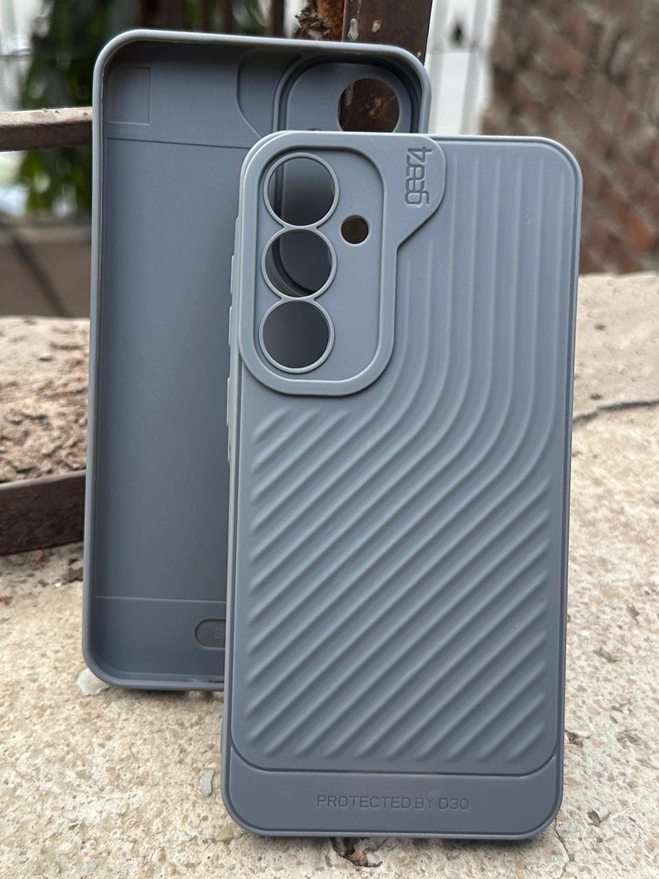 Samsung Galaxy “A35” Silicone Camera Protection “GEAR-4” Case - Gray