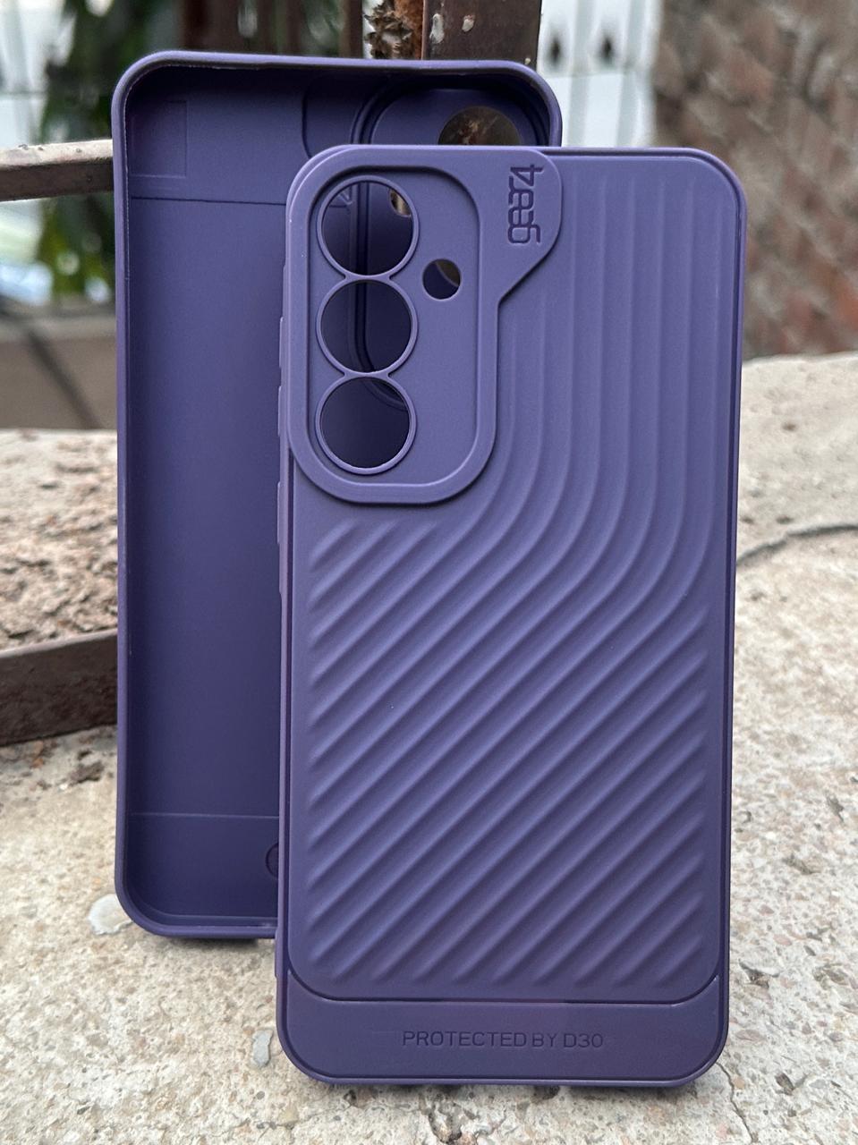 Samsung Galaxy “A35” Silicone Camera Protection “GEAR-4” Case - Purple