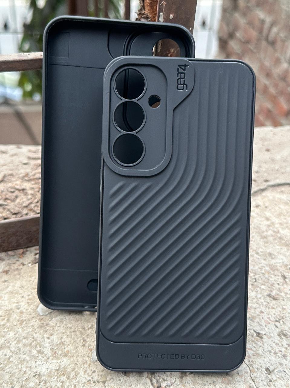 Samsung Galaxy “A35” Silicone Camera Protection “GEAR-4” Case - Black