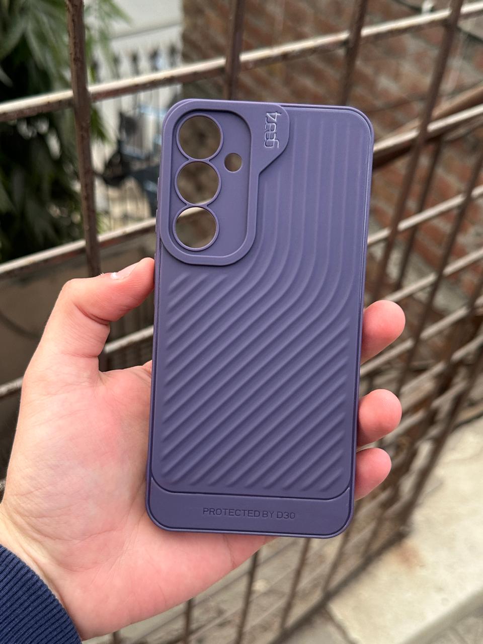 Samsung Galaxy “A35” Silicone Camera Protection “GEAR-4” Case - Purple