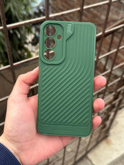 Samsung Galaxy “A35” Silicone Camera Protection “GEAR-4” Case - Green